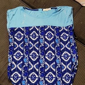 Rewind blue top size L